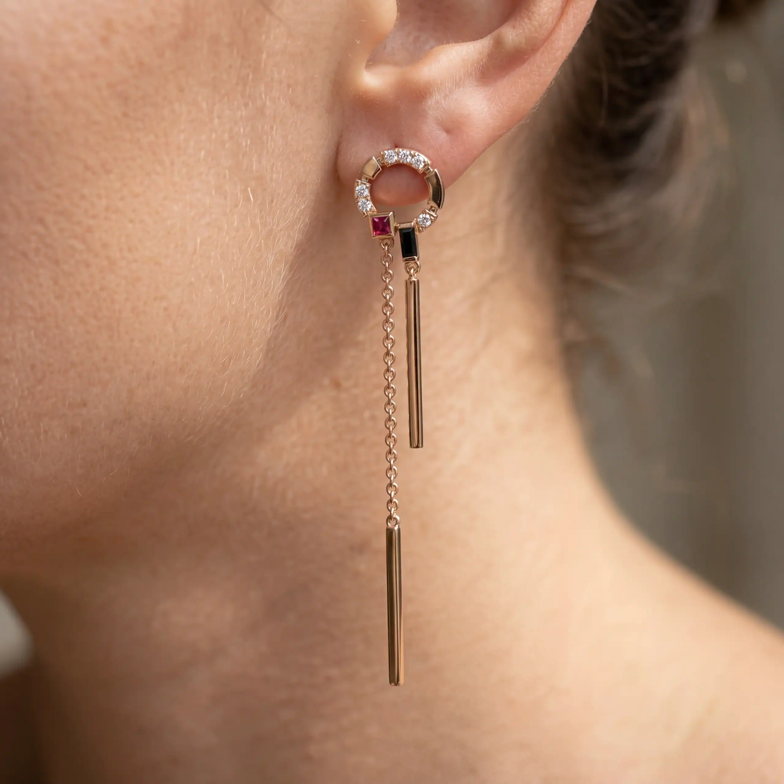 עגילים מעוצבים - Ag